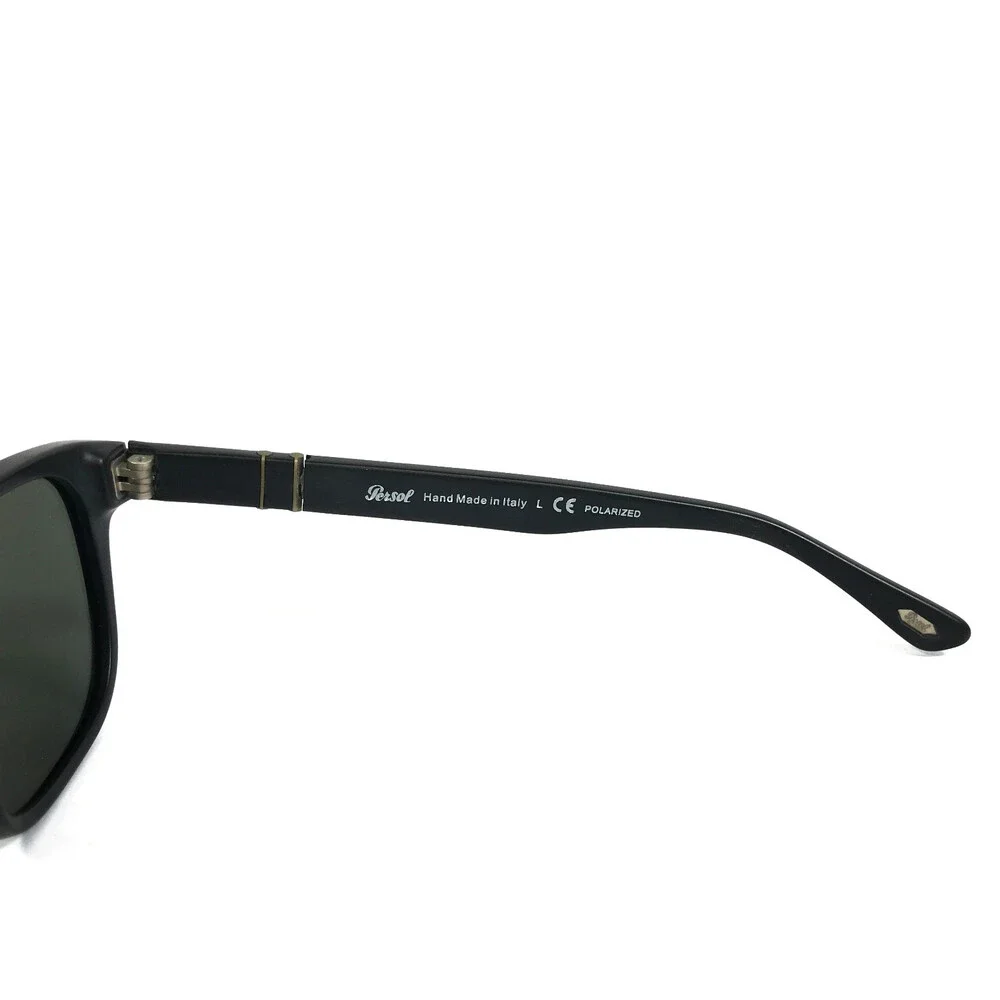 Persol Sunglasses 3020-S 900/58 Black Cat Eye Frames with Gray Polarized Lenses